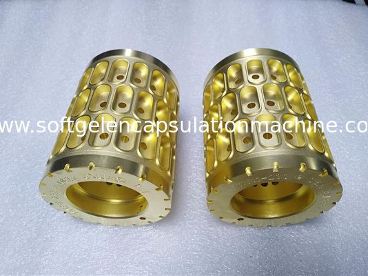 Cetakan Kapsul Presisi Tinggi Aluminium Alloy Softgel Set Die Roll Lengkap
