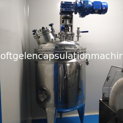 Tangki Peleburan Gelatin Stainless Steel 100L Untuk Mesin Enkapsulasi Softgel