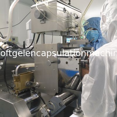 Mesin Pembuat Enkapsulasi Softgel 6 dan 7 inci Dengan Motor Servo 50000 - 70000 Kapsul / H