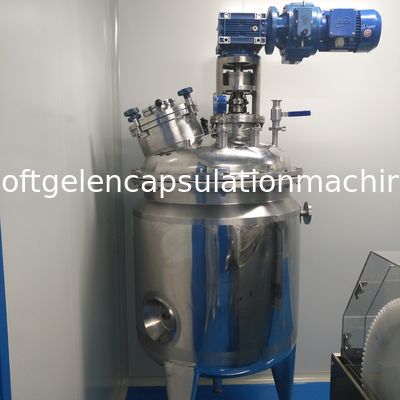 Tangki Pencampur Gelatin Stainless Steel PID dengan vakum dan pemisah udara bersama-sama