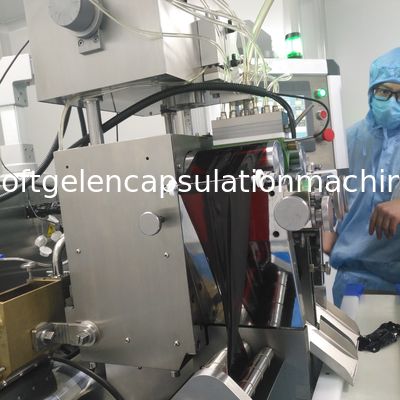 Mesin Enkapsulasi Softgel 6 Inch Dengan Tata Letak Pengumpanan Otomatis Tanah 100 - 200m2