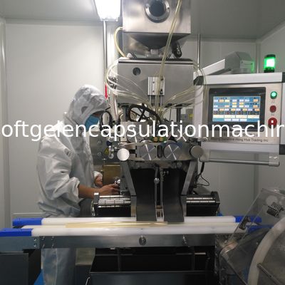 Presisi Tinggi 6 Inch Otomatis Mesin Enkapsulasi Softgel Manufacturing Berat 900kg