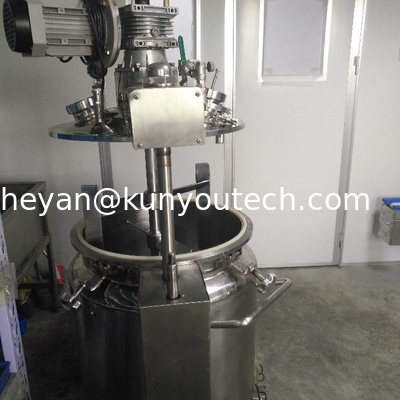 100L Penyimpanan Tangki Stainless Steel Fungsi Pengadukan Pompa Vakum