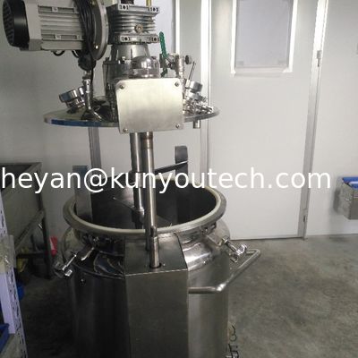 Tangki Stainless Steel Gelatin 100L Vegan Dengan Fungsi Pengadukan Dan Pompa Vakum