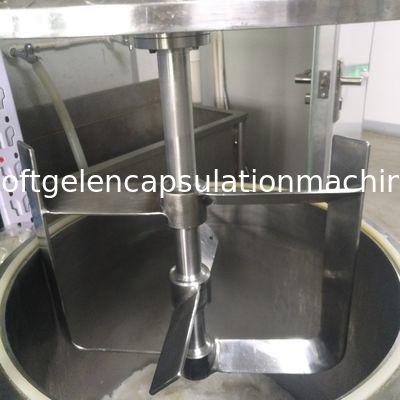 Tangki Pencampur Gelatin Stainless Steel PID dengan vakum dan pemisah udara bersama-sama