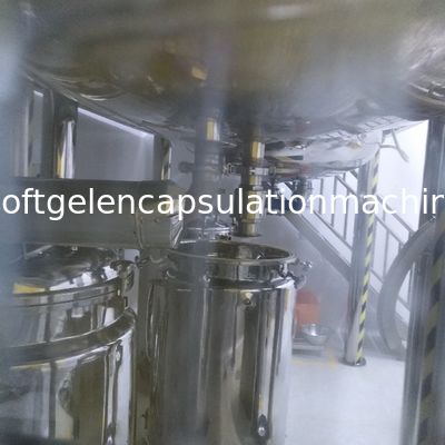 Tangki Stainless Steel Gelatin 100L Vegan Dengan Fungsi Pengadukan Dan Pompa Vakum
