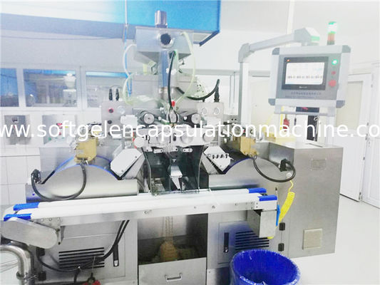 Mesin Enkapsulasi Softgel Minyak Ikan 1208 * 2450mm Dimensi 120000 Pcs / H