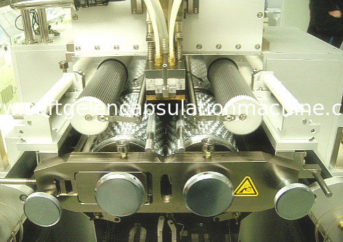 Mesin Enkapsulasi Softgel Minyak Ikan 1208 * 2450mm Dimensi 120000 Pcs / H