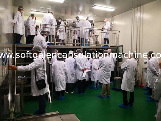 Mesin Enkapsulasi Softgel Stainless Steel Kecepatan 3,5 RPM Efisiensi Tinggi