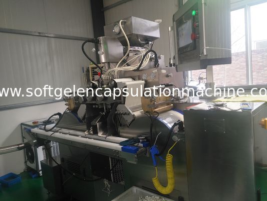 Mesin Enkapsulasi Softgel Minyak Ikan Mulai Kecil 12000 Pcs / H 1208 * 2450mm