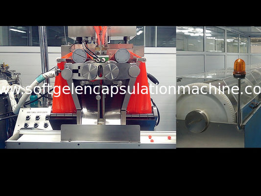 7 Inch Soft Gelatin Capsule Filling Machine 50000 - 70000 Kapsul / Operasi H PLC
