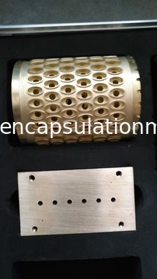 Paintball Herbal Capsule Maker Softgel Die Roll Tooling Dengan Al Injeksi Wedge