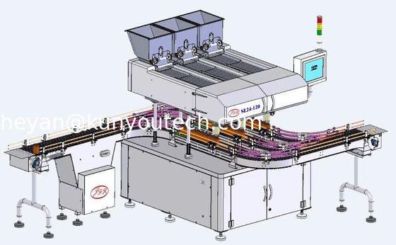 Penghitungan Kapsul Tablet Dan Mesin Pengemasan Mesin Pengemasan Botol Plat Multi Getaran