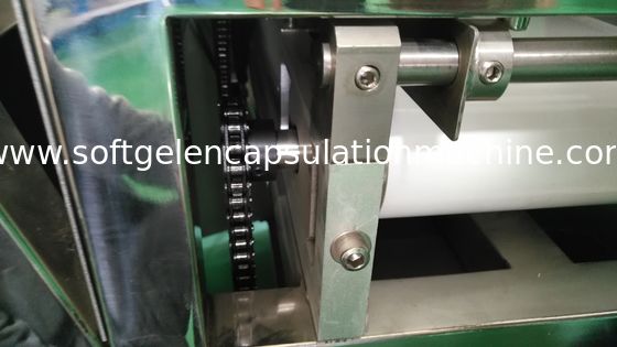 Mesin Enkapsulasi Gelatin Lembut Stainless Steel Untuk Minyak Ikan Bentuk Oval Oblong / Kapsul Vitamin