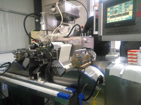 Sertifikat CE 5rpm Mesin Enkapsulasi Softgel Kontrol Plc