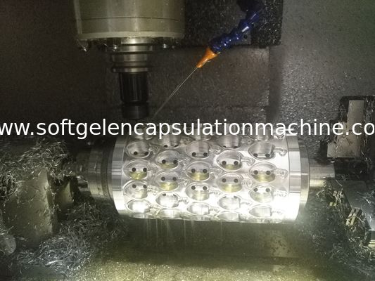 Presisi Tinggi Softgel Tooling Capsule Mould Aluminium Alloy Paintball Die Roll