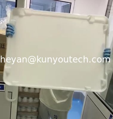 Baki Pengeringan Plastik Ppe Bawah Datar 75 * 55 * 5cm Untuk Permen Kapsul