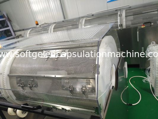 730 * 1000mm Softgel Capsule Encapsulation Tumble Dryer Machine Untuk Enkapsulasi Line