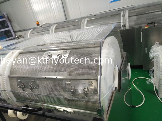 730 * 1000mm Softgel Capsule Encapsulation Tumble Dryer Machine Untuk Enkapsulasi Line