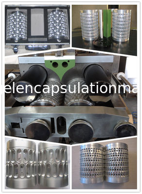 Aluminium Alloy Soft Capsule Mould / Die Roll untuk produksi kapsul painball dan softgel