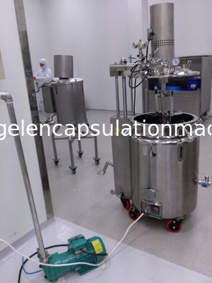 Lini Produksi R&D Softgel Untuk Minyak Ikan Bentuk Oval Oblong atau Vitamin Softgel