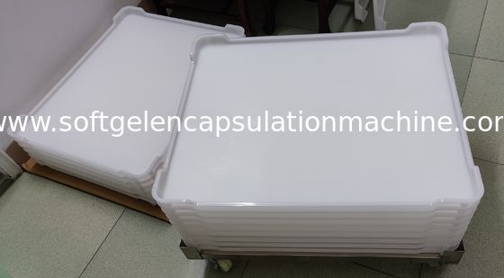 PP ABS Flat Bottom PPE CE 5cm Baki Pengeringan Plastik Untuk Pengeringan Kapsul