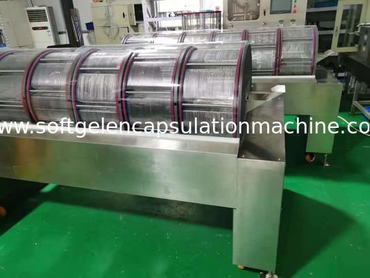 Ukuran Besar Softgel Capsule Encapsulation Tumbler Dryer Machine Untuk Encapsualtion Line