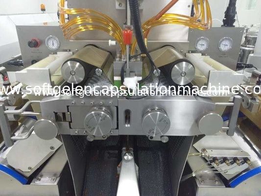 Mesin Enkapsulasi Paintball Plc Halal Soft Capsule Oil Dan Paste Filling