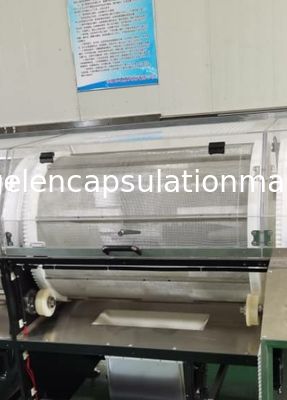 Pengering Tumbler Enkapsulasi Farmasi Efisien Dengan Sistem Pemanas