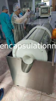 0.2kw Inline Encapsulation Tumbler Dryer Untuk Softgel Capsule Dan Paintball