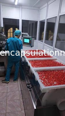 Sertifikat CE 5rpm Mesin Enkapsulasi Softgel Kontrol Plc