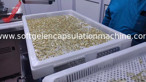 Sertifikat CE 5rpm Mesin Enkapsulasi Softgel Kontrol Plc